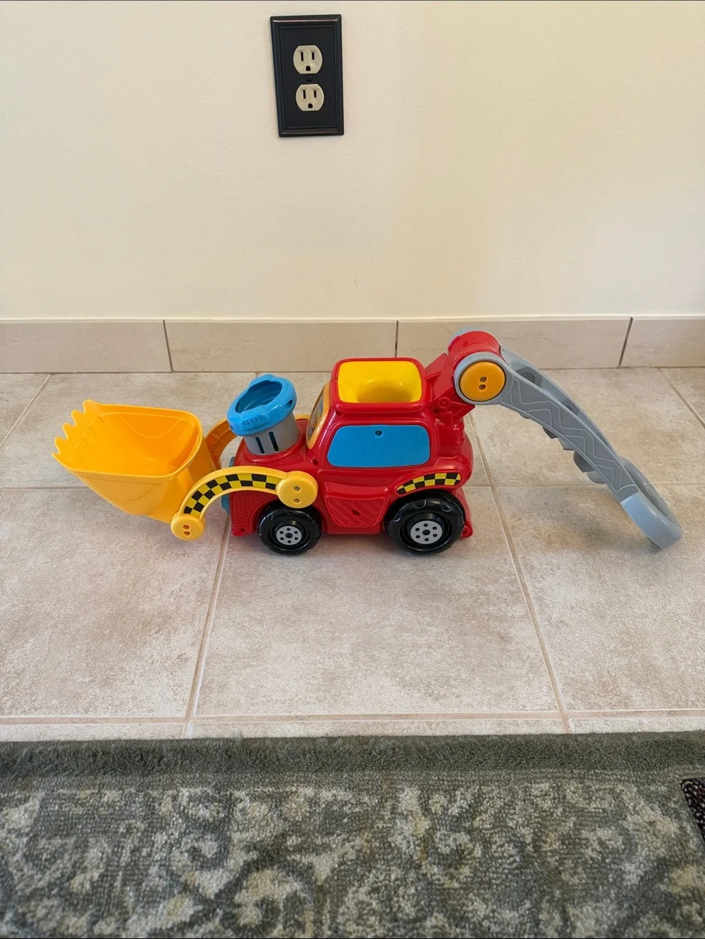 Vtech Kids Interactive Dump Truck Toy - Red & Yellow